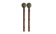 Pair bass marimba mallets